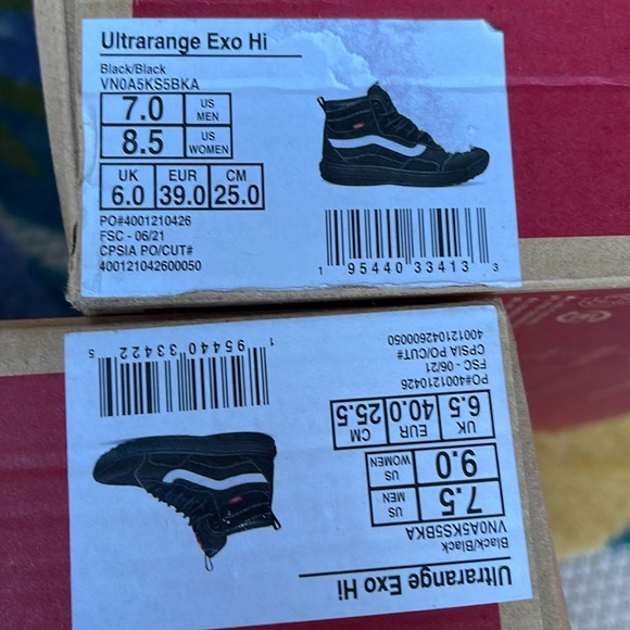 Vans Ultrarange Exo Hi Black/Black WMNS sneakers - boots - Picture 16 of 16
